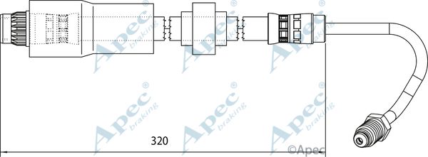 APEC BRAKING Pidurivoolik HOS4119